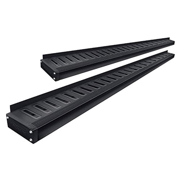 Running Boards ROF-T Side Steps 2019-Pres Fits Dodge Ram HD Crew Cab Black Romik