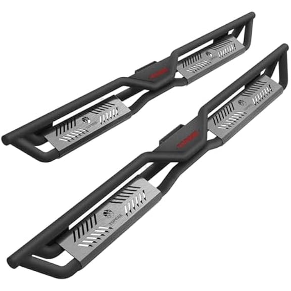 XPE Running Boards Side Steps Compatible with 2019-2025 Ram Crew Cab Black 1-Pack
