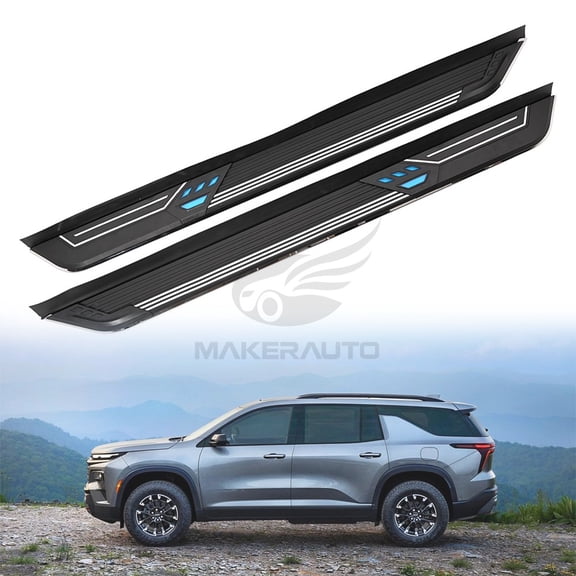 Running Boards Side Steps Nerf Bar for Chevrolet Traverse 2024-2026 600lbs