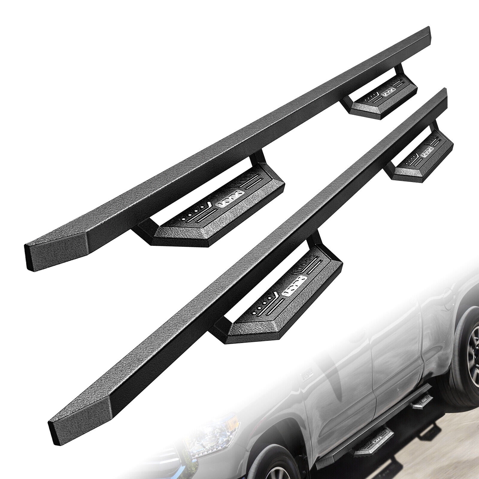 Running Boards Sliver LOGO 20192024 Dodge Ram 1500 Crew Cab (Exclude