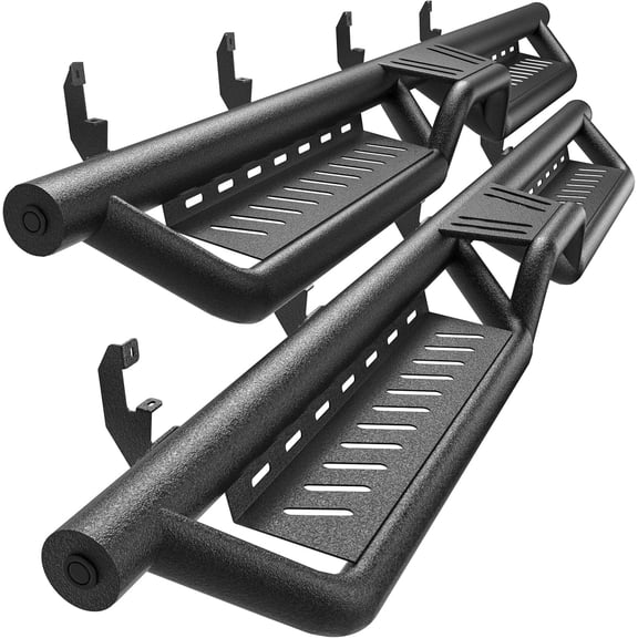 Running Boards for 2019-2026 Silverado/Sierra 1500 Crew Cab Drop Side Step Bars