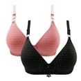 thumbnail image 1 of Running Bras for Women High Impact Lightly Lined Bra Feature V-Neck Push-up Bra Style W-525 Hook and Eye Closure Bra Sets Pinks 42, 1 of 2