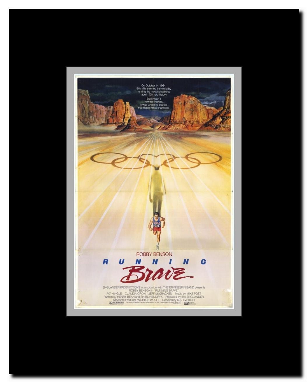 Running Brave Framed Movie Poster