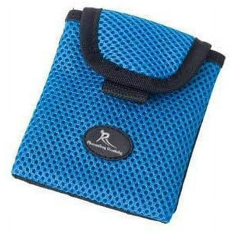 Running Buddy - Buddy Pouch Blue Mini - Small and Convenient, Belt-free and Lightweight Personal Magnetic Storage Pouch (3.5L x 4H)