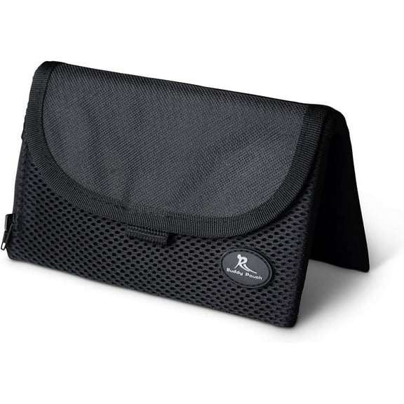 Running Buddy Magnetic Running Fanny Pack for Men & Women | Hiking, Cycling, Running Waist Pack Holds Phone, Money, Key, Treats | Small - 5-7/8 in x 4 in | Water-Resistant, No Bounce, No Chafe - Black