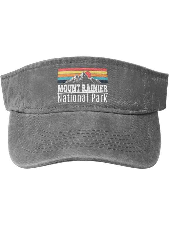 Running Cap Hiking Hats Mount Rainier National Park Beach Baseball Caps