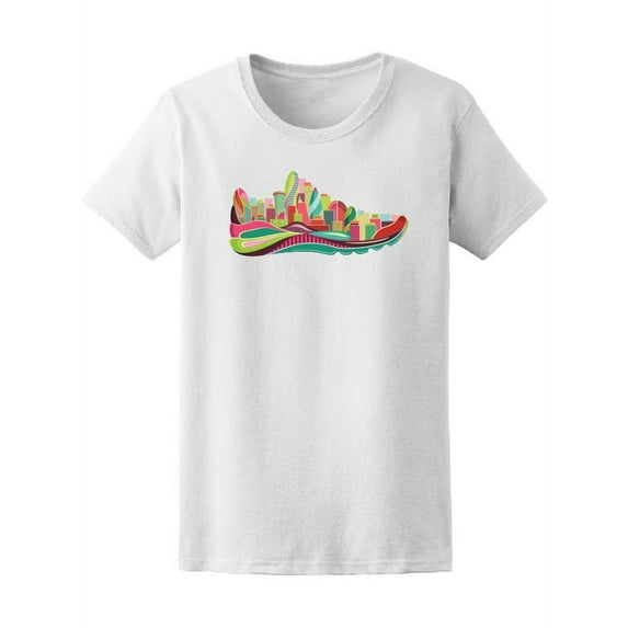 Running City Marathon Sport T-Shirt Women -Image by Shutterstock, Female x-Large