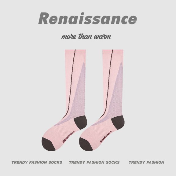 Running Compression Socks - Non-Slip Gym Socks with Arch Support for Marathon & HIIT
