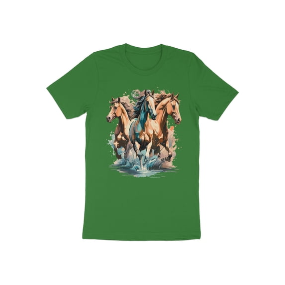 Running Crazy Wild Horses Gift Teenage Girls Boys Men Women T-Shirt Cool Wild Horses Animal Birthday Holiday Presents Tshirt