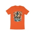 thumbnail image 1 of Running Crazy Wild Horses Gift Teenage Girls Boys Men Women T-Shirt Cool Wild Horses Animal Birthday Holiday Presents Tshirt, 1 of 9