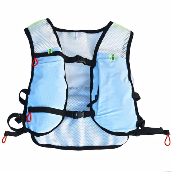 Running Cycling Vest, Mesh Top for Trail Running Mountain Bike Marathon for Sport Activity for Breathability Light Blue
