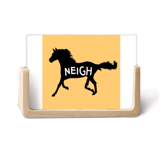 Running Dash Neigh Photo Wooden Photo Frame Tabletop Display