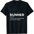 thumbnail image 1 of Running Definition Funny Runner Womens T-Shirt Black XL, 1 of 5