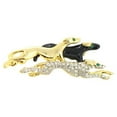 thumbnail image 1 of Running Dogs Pin Brooch - Silver - 2.5 x 1 in., 1 of 1