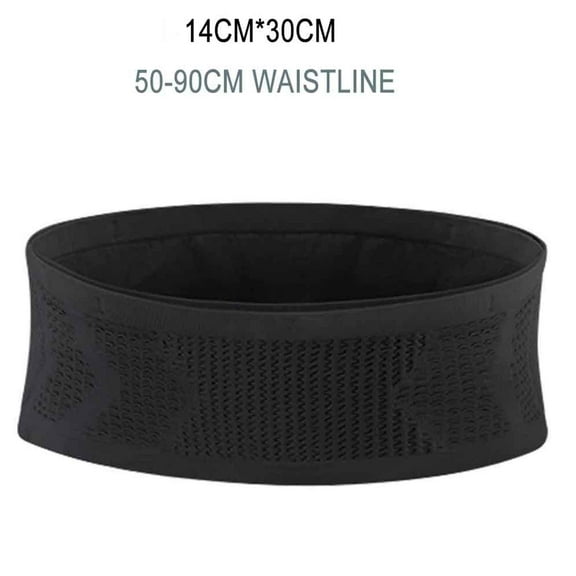 Fashion Waist Packs,Moisture Wicking Storage Belt,Portable Pocket,Phone Holder for Running/Hiking,Travel Pouches Under Clothes,Black