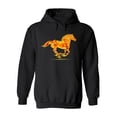 thumbnail image 1 of Running Fire Horse  Hoodie Men -Image by Shutterstock, Male 3X-Large, 1 of 4