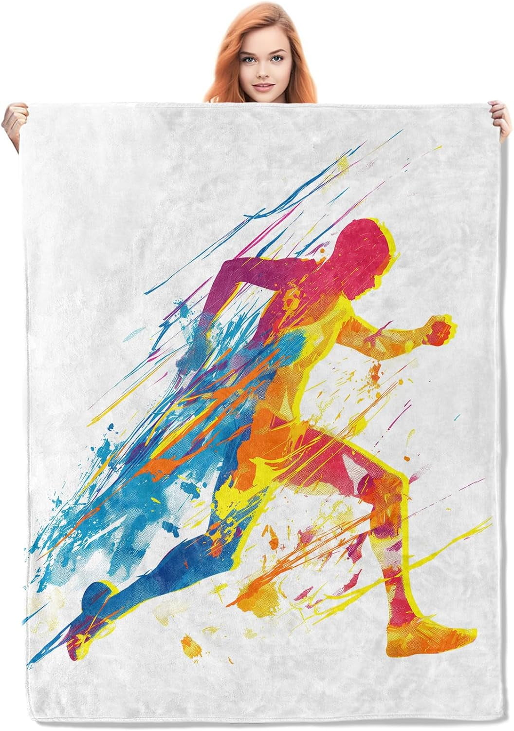 Sports themed throw blankets shop