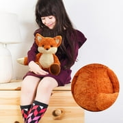 Running Fox Plush Toy - Soft Stuffed Animal for Kids, Huggable Jogging Fox Doll 1PC