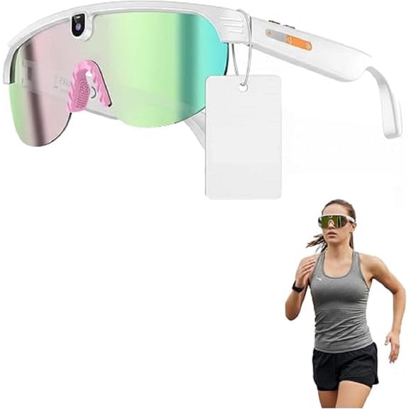 Running Glasses 4K Camera Recording Sunglasses Audio Smart Baseball Video Action Outdoor Wearable Device AI