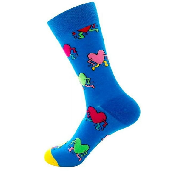 Running Heart Socks from the Sock Panda Size: Adult Large
