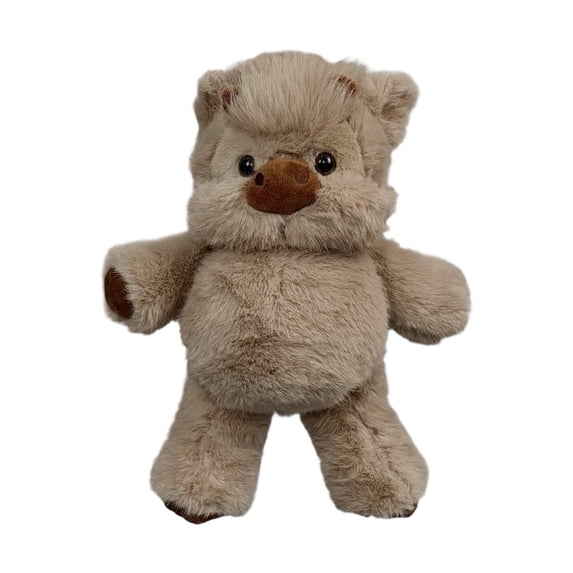 Running Highland Cow Plush – Cute, Huggable Running Panda Plush, Running Sheep & Piggy Plushies for Kids – Soft Action Animal Stuffed Toys, Nursery Decor Gift