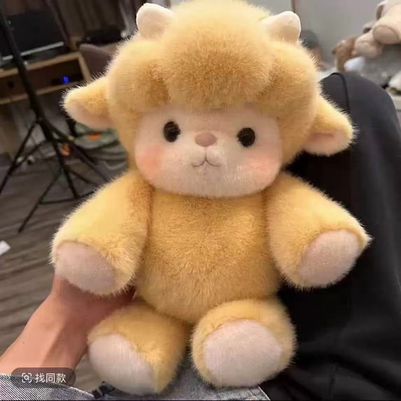 Running Highland Cow Plush – Cute, Huggable Running Panda Plush, Running Sheep & Piggy Plushies for Kids – Soft Action Animal Stuffed Toys, Nursery Decor Gift