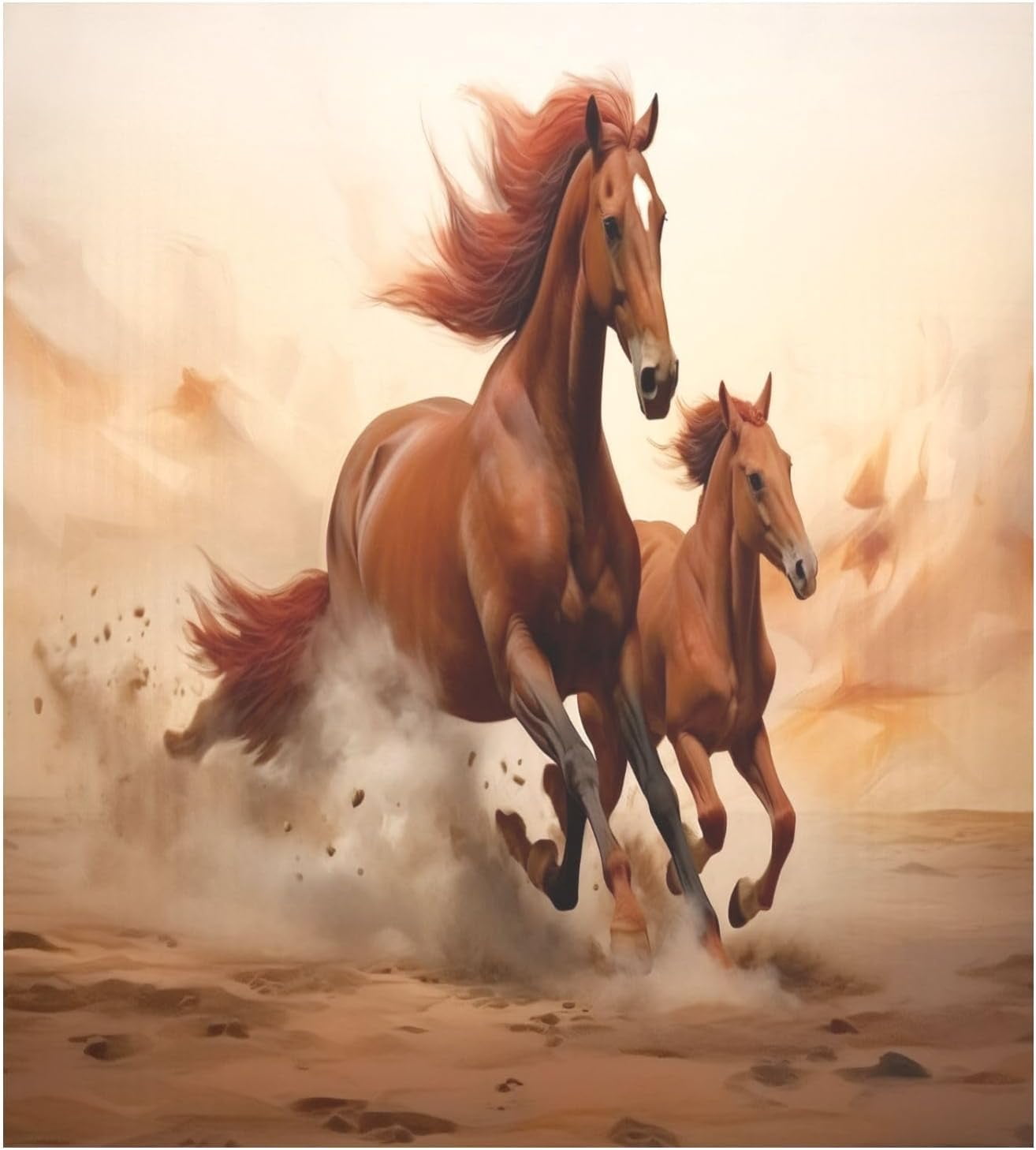 Running Horse Dishwasher Covers for The Front