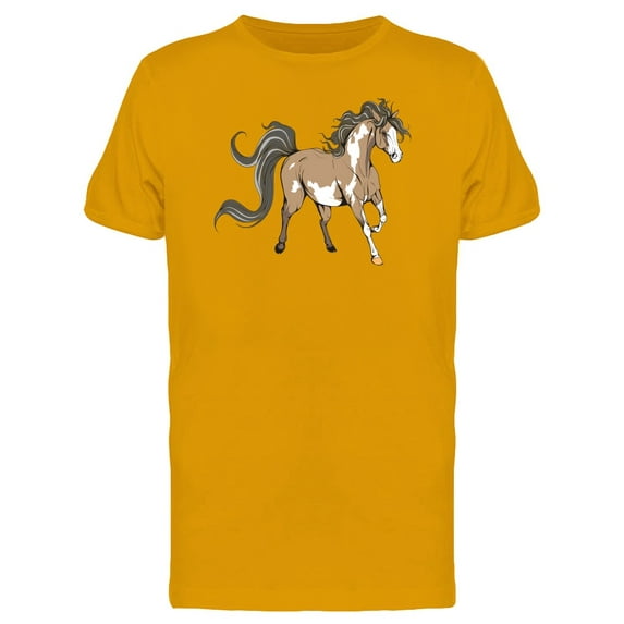 Running Horse Free Animal T-Shirt Men -Image by Shutterstock, Male Small