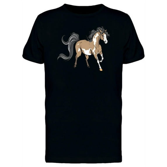 Running Horse Free Animal T-Shirt Men -Image by Shutterstock, Male x-Large