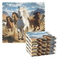 thumbnail image 1 of Running Horse Kitchen Cloth Dish Towels for Drying Washing Absorbent Dish Rags Reusable soft kitchen dishcloth set 6 Pack, 1 of 9