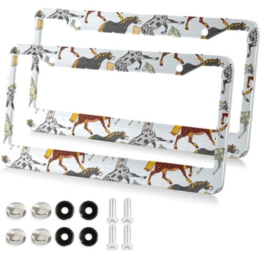 TRD Pro Sport Stainless Steel License Plate Frame – Rust-Free, 4x4 Off-Road Style