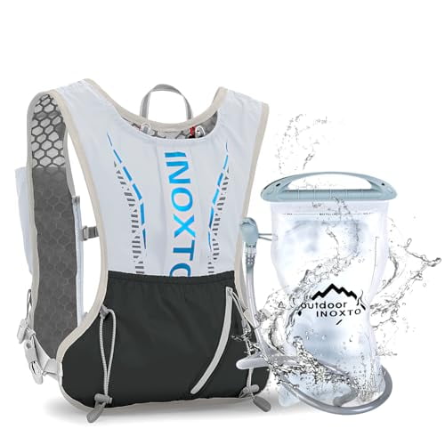 Running Hydration Vest, 5L Lightweight Pack Water Backpack for Men Women Outdoor Sports Trail Racing Marathon Hiking Hydration Vest