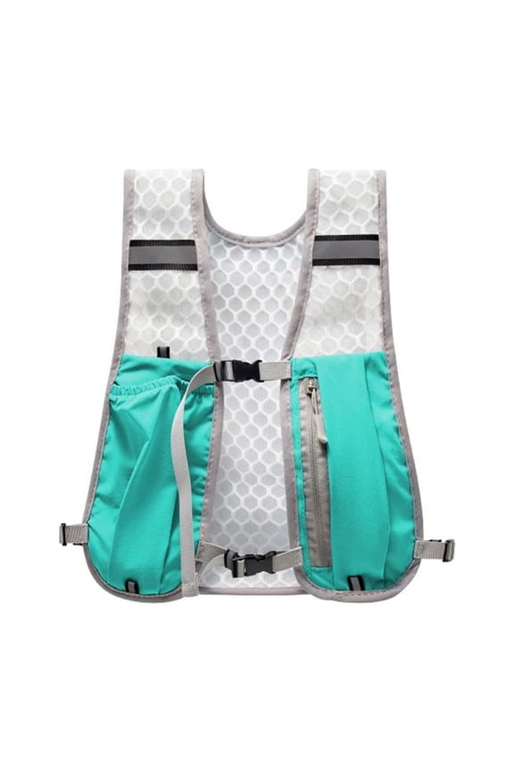 Running Hydration Vest, Running Vest Backpack Daypack Sport Bag, Reflective Sports Vest, Adjustable Breathable Sports Vest, Multifunctional Storage Solution, for Outdoor Activities Hiking Cycling