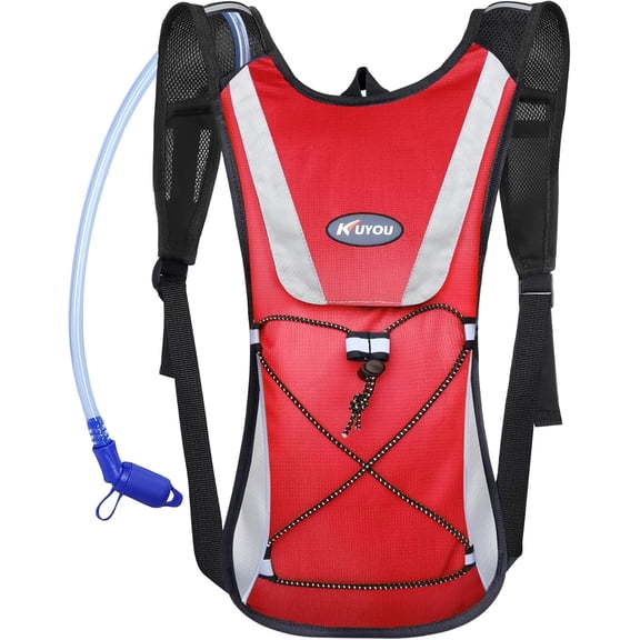 Running Hydration Vet Lightweight Inulated Backpack with 2L Water Bladder, Adjable Chet trap and Reflective for Trail R Hing Cycling