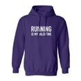thumbnail image 1 of Running Is My Valentine Adult Hooded Sweatshirt, 1 of 3