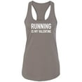 thumbnail image 1 of Running Is My Valentine Racerback Tank, 1 of 2