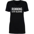 thumbnail image 1 of Running Is My Valentine Womens V-Neck Tee, 1 of 2