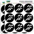 thumbnail image 1 of Running Jogging Marathon Symbol 18 2" Planner Calendar Scrapbooking Crafting Stickers, 1 of 2