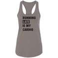 thumbnail image 1 of Running Late Is My Cardio Racerback Tank, 1 of 2