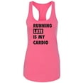 thumbnail image 1 of Running Late Is My Cardio Racerback Tank, 1 of 2