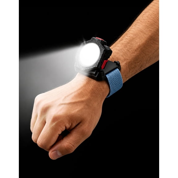 Running Light, 1000 Lumen Rechargeable Wrist Flashlight, 120°Wide Flood COB Light, Waterproof Running Lights for Runners, Jogger, Outdoor Adventure