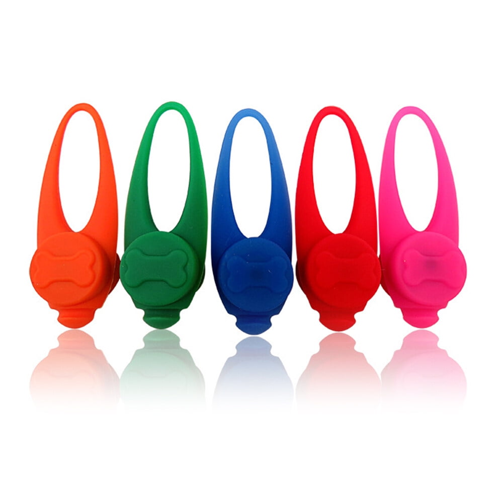 Running Light Dog Lights for Night Walking LED Silicone Pendant Dog