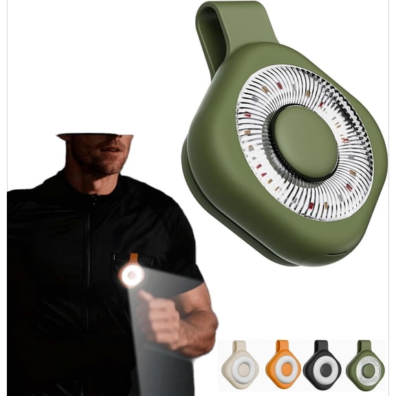 Running Lights for Runners, Magnetic Running Light Clip On Rechargeable 6 Modes,Bright LED Runners Light, Light Clip on Light for Running Walking at Night Dog Walking Hiking Camping