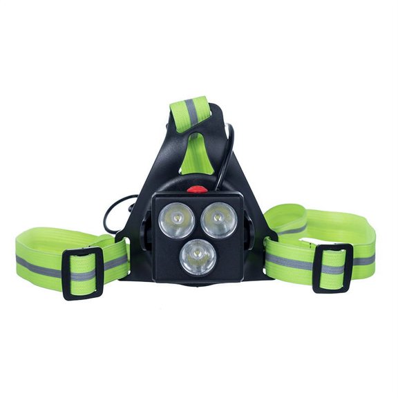 Running Lights for Runners, 380Lumens Running Light , Rechargeable Reflective Vest for Night Walking/Cycling/Jogging/Hiking