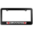 thumbnail image 1 of Running Love with Hearts License Plate Frame, 1 of 1