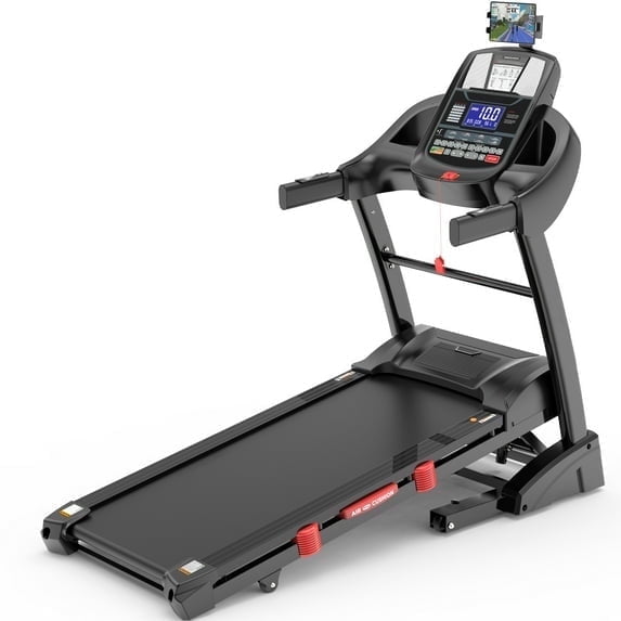Running Machine for Home,Dual Motor Electric Treadmill with 0-20% Auto Incline,4.9HP Folding Treadmills for Walking,Incline Treadmill w/ 300-400LBS Weight Capacity,Max 12 Mph,Knee Pads Gifts