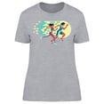 thumbnail image 1 of Running Man And Woman T-Shirt Women -Image by Shutterstock, Female XX-Large, 1 of 2