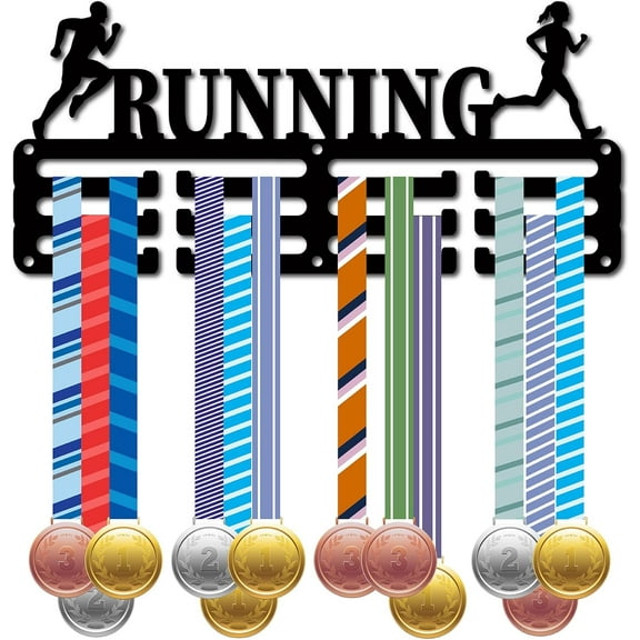 Running Medal Holder Medal Hanger Display Rack Sports Metal Hanging Awards Iron Small Mount Decor Awards for DIY