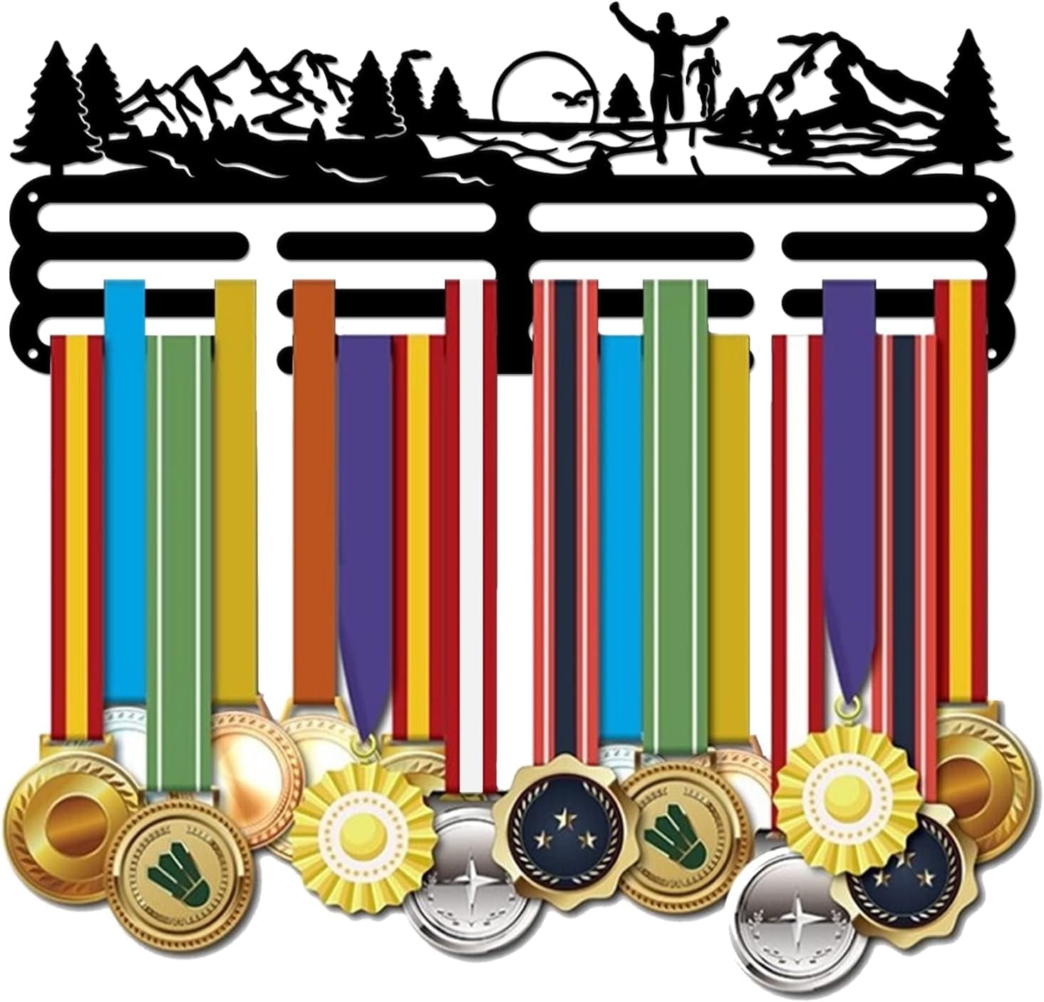 Running Medal Holder Park Run Sports Awards Medals Display Race Bib ...