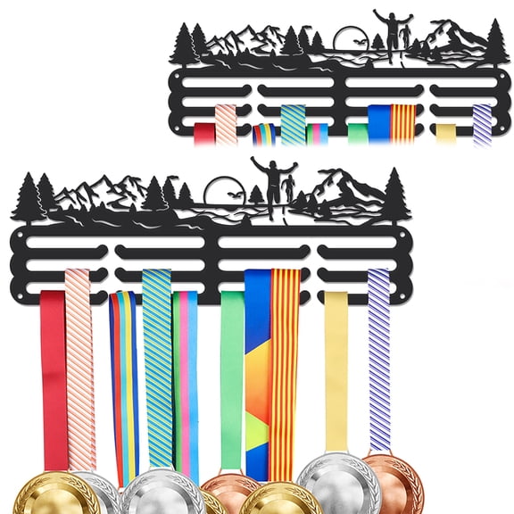 Running Medal Holder Run Medals Display Wall Hanger Marathon Award Rack for Runners Athletes Gifts
